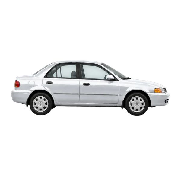 1997 Mazda Protege in Silber, Ansicht: Seite (nach rechts gewandt)