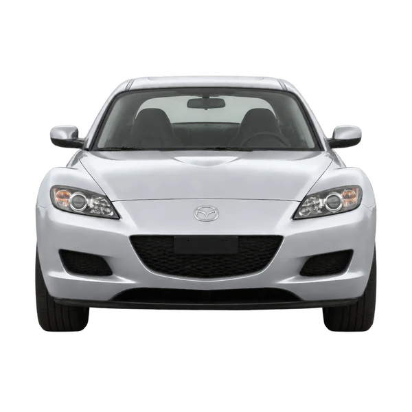 2007 Mazda RX-8 in Silber, Ansicht: Front