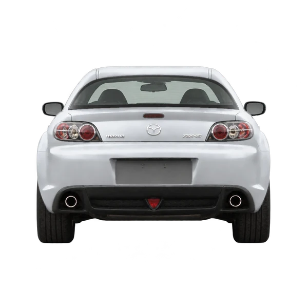 2011 Mazda RX-8 in Silber, Ansicht: Heck