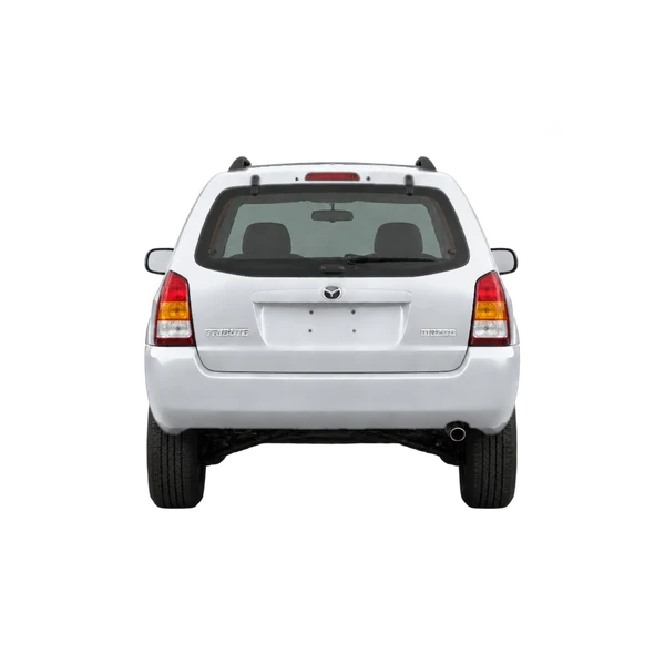 Mazda Tribute 2005 en plateado, vista trasera
