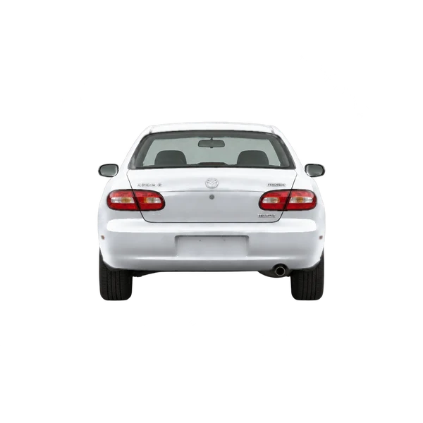 Mazda Xedos 6 1996 باللون فضي، منظر من الخلف