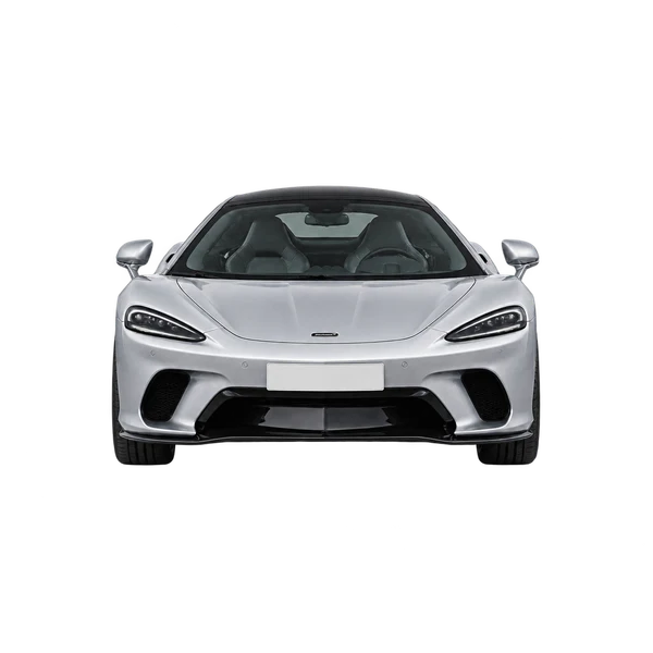 2020 McLaren GT in Silber, Ansicht: Front