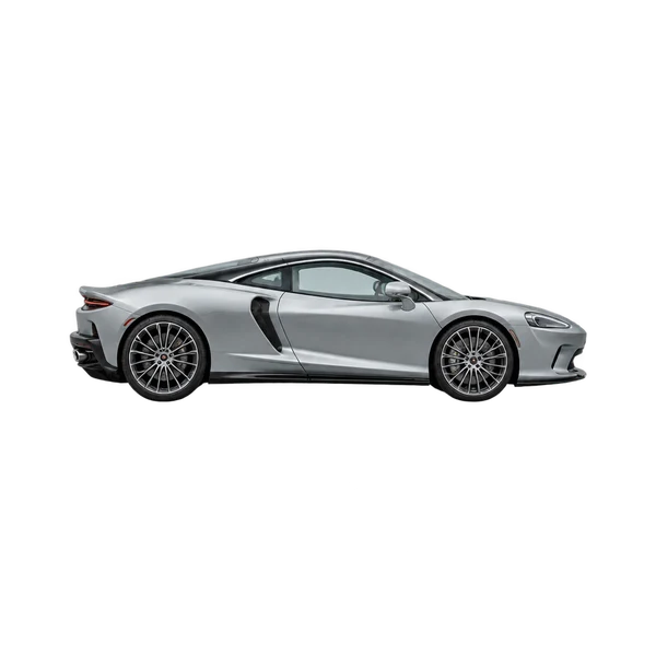 2024 McLaren GT in Silber, Ansicht: Seite (nach rechts gewandt)