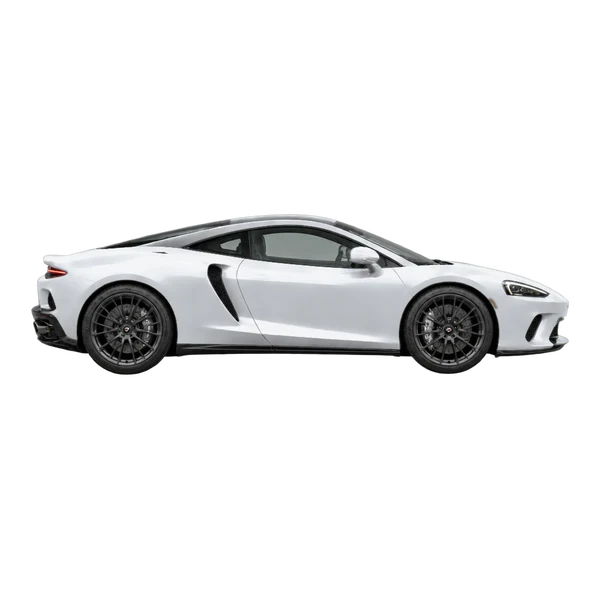 2026 McLaren GT in Silber, Ansicht: Seite (nach rechts gewandt)