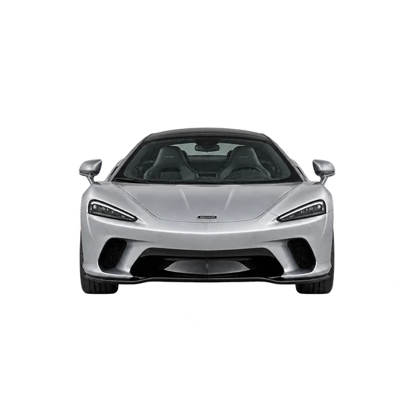 2026 McLaren GTS in Silber, Ansicht: Front