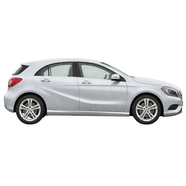 2012 Mercedes-Benz A-Class in Silber, Ansicht: Seite (nach rechts gewandt)
