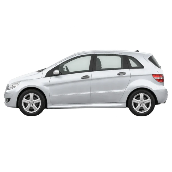 Mercedes-Benz B-Class 2006 argent, vue côté (vers la gauche)