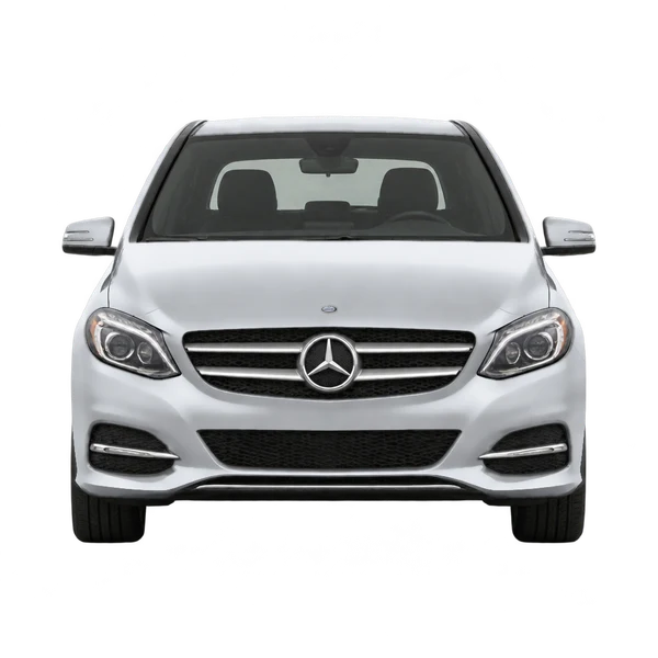 2017 Mercedes-Benz B-Class in Silber, Ansicht: Front