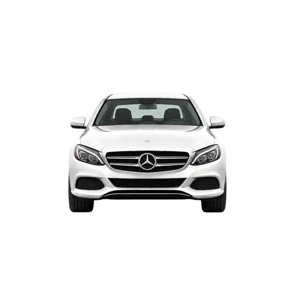 white 2017 Mercedes-Benz C-Klasse front view