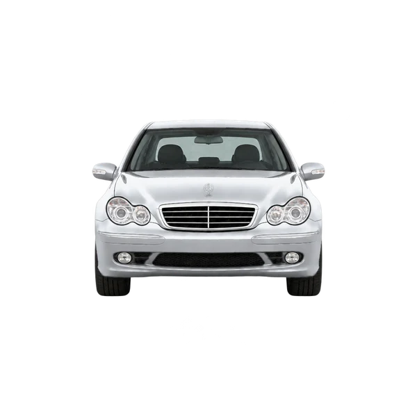 2003 Mercedes-Benz C in Silber, Ansicht: Front