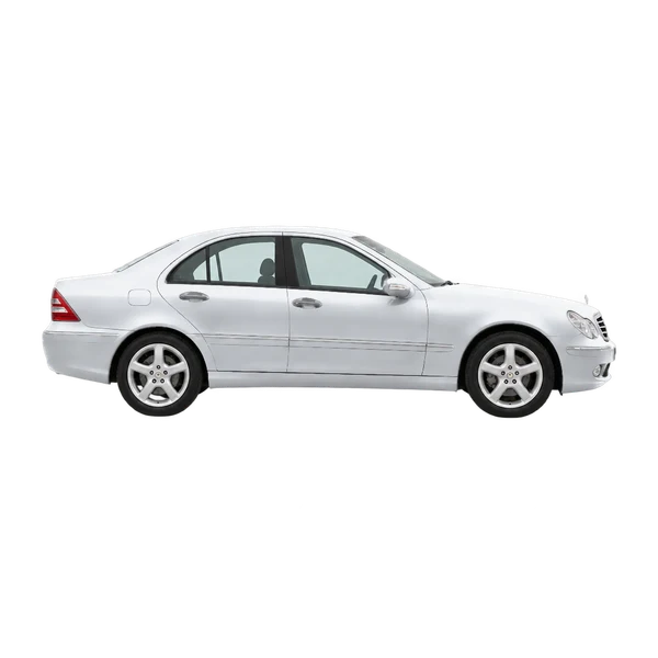 2003 Mercedes-Benz C in Silber, Ansicht: Seite (nach rechts gewandt)