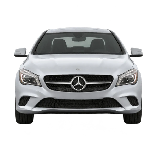 2017 Mercedes-Benz CLA-Class in Silber, Ansicht: Front
