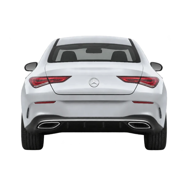 silver 2020 Mercedes-Benz CLA-Klasse rear view