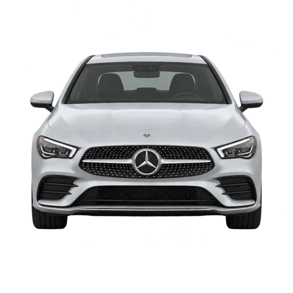 silver 2021 Mercedes-Benz CLA-Klasse front view