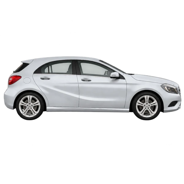 silver 2014 Mercedes-Benz Classe A side (facing right) view