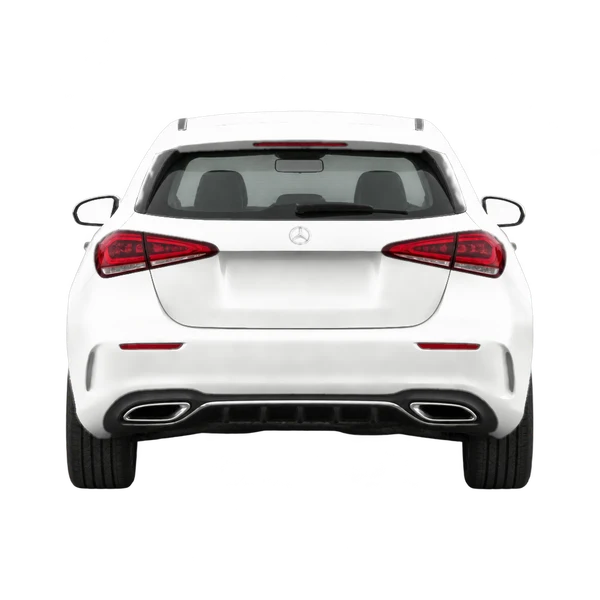 white 2019 Mercedes-Benz Classe A rear view