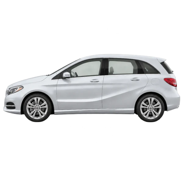 silver 2019 Mercedes-Benz Classe B side (facing left) view