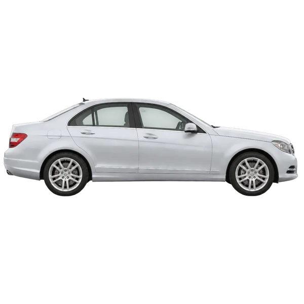 silver 2013 Mercedes-Benz Classe C side (facing right) view