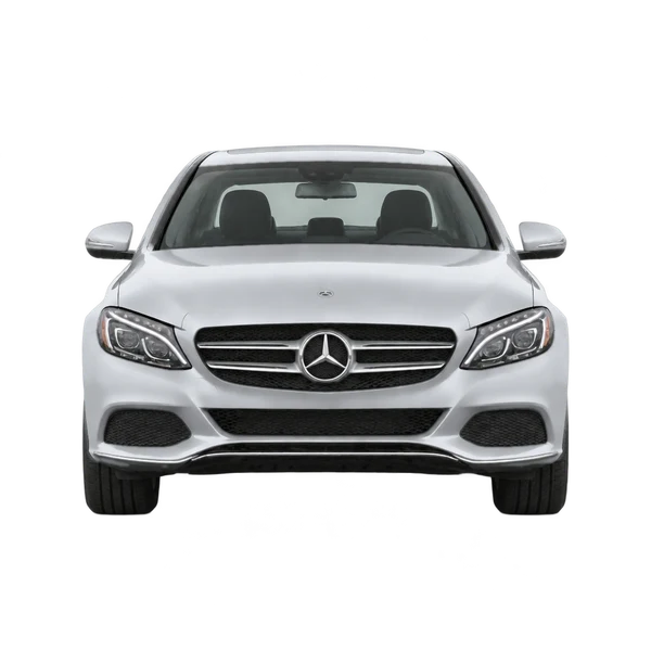 silver 2015 Mercedes-Benz Classe C front view