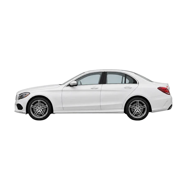 white 2016 Mercedes-Benz Classe C side (facing left) view