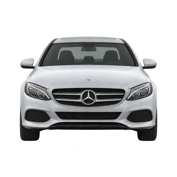 silver 2018 Mercedes-Benz Classe C front view