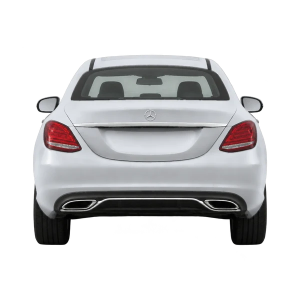 silver 2019 Mercedes-Benz Classe C rear view