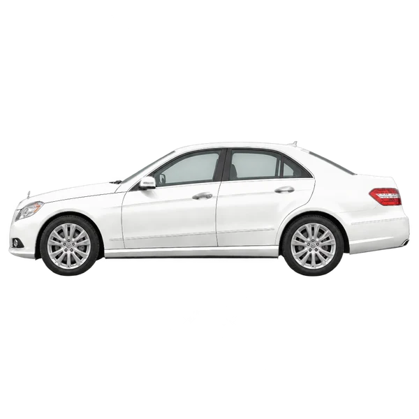 white 2012 Mercedes-Benz Classe E side (facing left) view