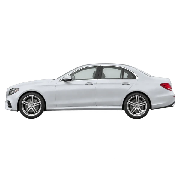 silver 2018 Mercedes-Benz Classe E side (facing left) view