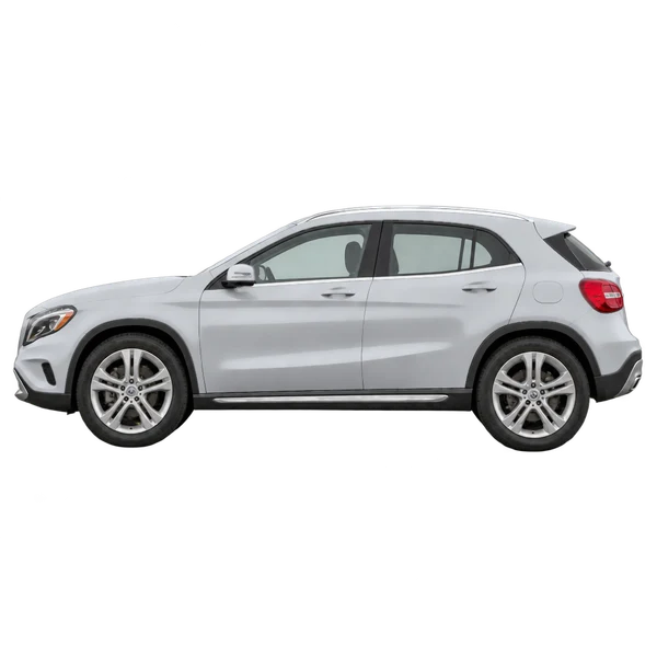 silver 2019 Mercedes-Benz Classe GLA side (facing left) view