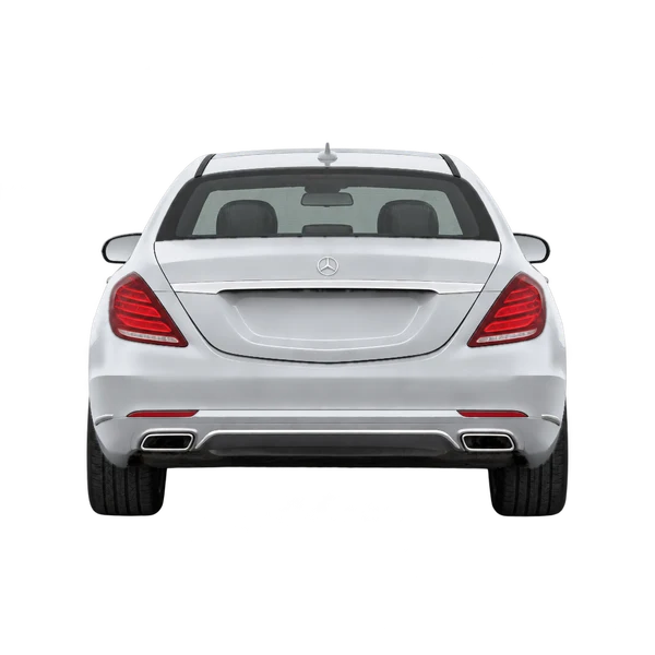 silver 2017 Mercedes-Benz Classe S rear view