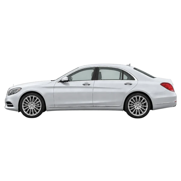 silver 2017 Mercedes-Benz Classe S side (facing left) view
