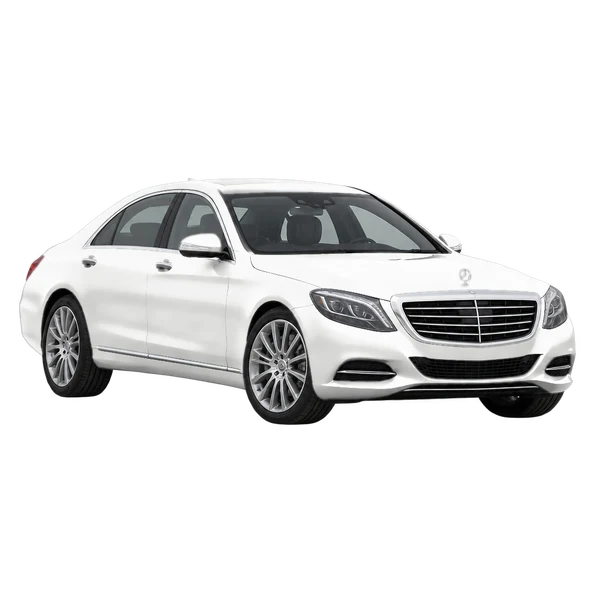 white 2018 Mercedes-Benz Classe S front three-quarter (facing left) view