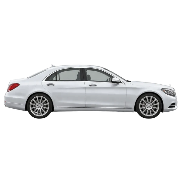 silver 2019 Mercedes-Benz Classe S side (facing right) view
