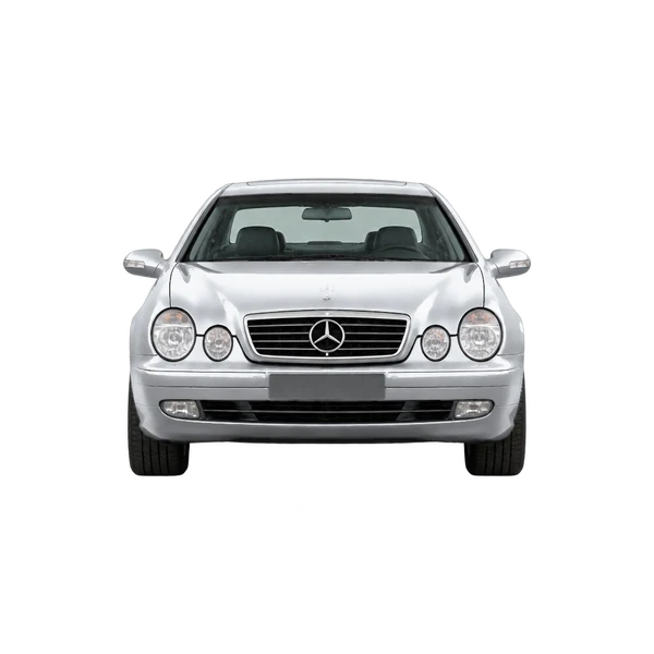 silver 1999 Mercedes-Benz CLK-Class front view