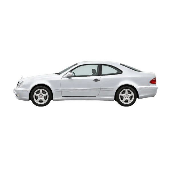 silver 1999 Mercedes-Benz CLK-Class side (facing left) view
