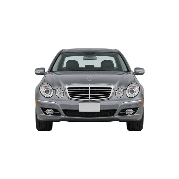 Mercedes-Benz E 280 2009 باللون رمادي، منظر أمامي