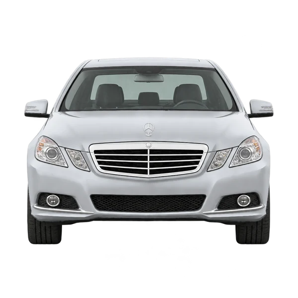 2012 Mercedes-Benz E-Class in Silber, Ansicht: Front