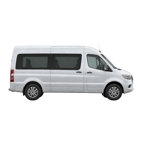 Mercedes-Benz eSprinter 2026 argent, vue profil (tourné vers la droite)