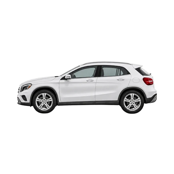 2014 Mercedes-Benz GLA-Class in weiß, Ansicht: Seite (nach links gerichtet)
