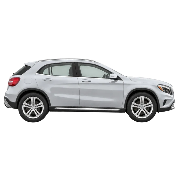 2016 Mercedes-Benz GLA-Class in Silber, Ansicht: Seite (nach rechts gewandt)