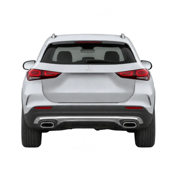 2021 Mercedes-Benz GLA-Class in Silber, Ansicht: Heck