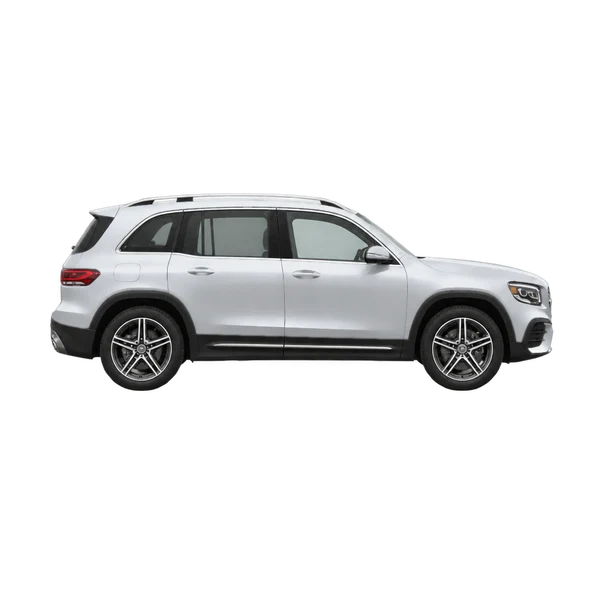 Mercedes-Benz GLB-Class 2021 argent, vue profil (tourné vers la droite)