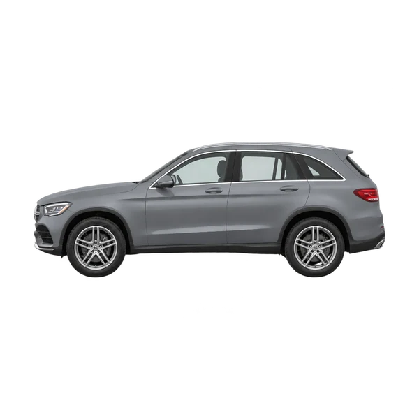 2020 Mercedes-Benz GLC in Grau, Ansicht: Seite (nach links gerichtet)
