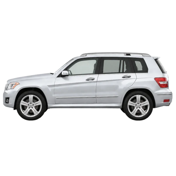 2012 Mercedes-Benz GLK-Class in Silber, Ansicht: Seite (nach links gerichtet)