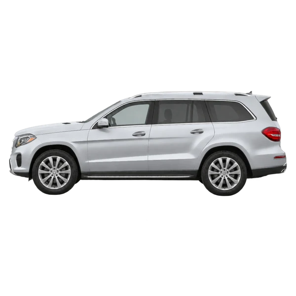2016 Mercedes-Benz GLS-Class in Silber, Ansicht: Seite (nach links gerichtet)