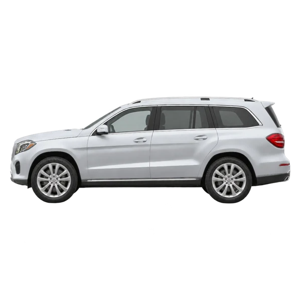 2017 Mercedes-Benz GLS-Class in Silber, Ansicht: Seite (nach links gerichtet)