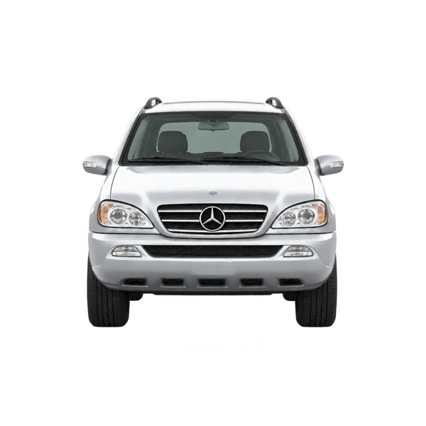 2002 Mercedes-Benz M-Class in Silber, Ansicht: Front
