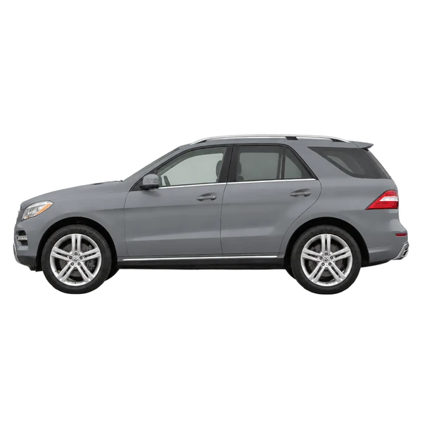 2014 Mercedes-Benz ML-Class in grau, Ansicht: Seite (nach links gerichtet)