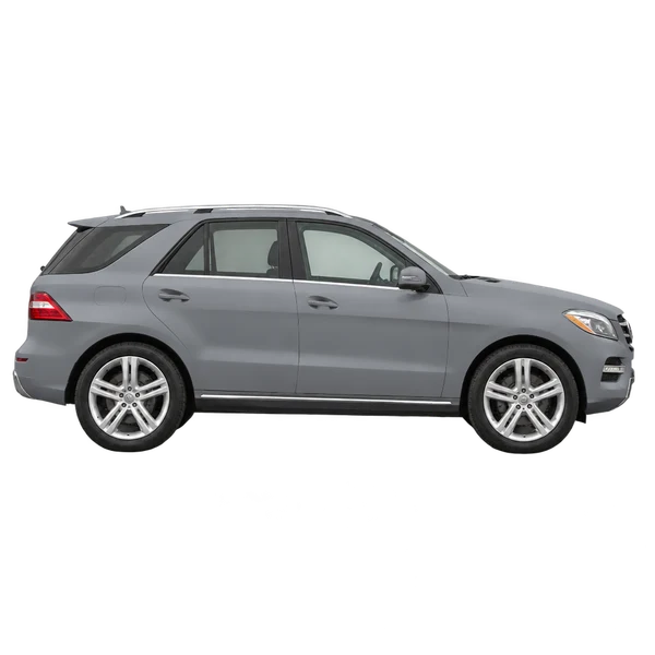 2014 Mercedes-Benz ML-Class in grau, Ansicht: Seite (nach rechts gewandt)