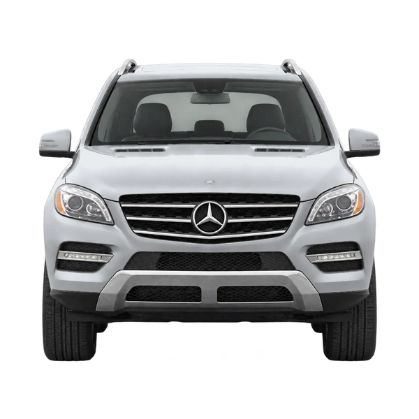 2014 Mercedes-Benz ML-Class in Silber, Ansicht: Front